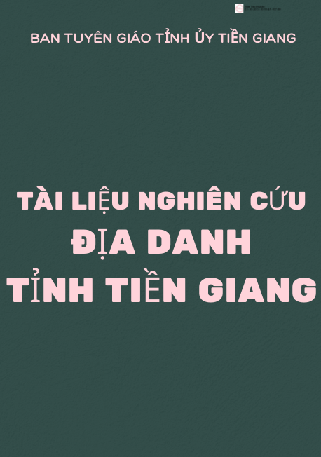 Tài liệu nghiên cứu địa danh tỉnh Tiền Giang