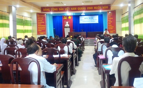 Sơ kết đợt vận động xây dựng “Mái ấm biên cương” năm 2014