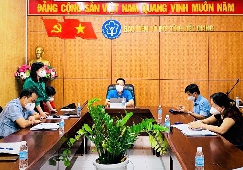 Hội nghị triển khai thực hiện các chính sách hỗ trợ theo Nghị quyết 68/NQ-CP và Quyết định 23/2021/QĐ-TTg của Thủ tướng Chính phủ tại Văn phòng BHXH tỉnh.