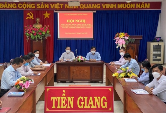 Điểm cầu tại Tiền Giang.