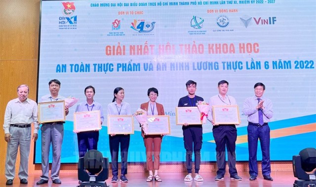 Trường ĐH Tiền Giang đạt 3 giải tại Hội thảo khoa học về “An toàn thực phẩm và An ninh lương thực”