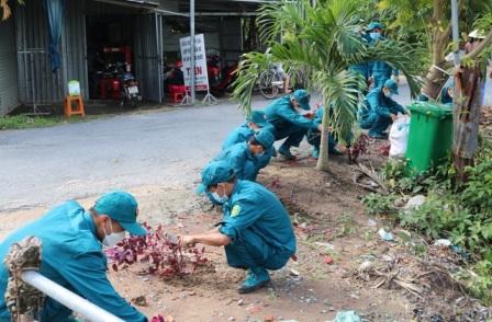 LLVT tham gia phần việc bảo vệ môi trường.