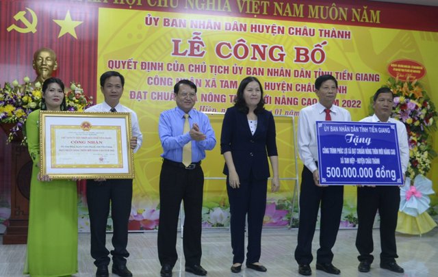 Châu Thành đẩy mạnh xây dựng nông thôn mới